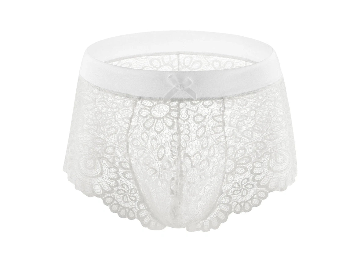 Gay Boxer Briefs | CLEVER-MENMODE Sexy Lace Boxer Briefs