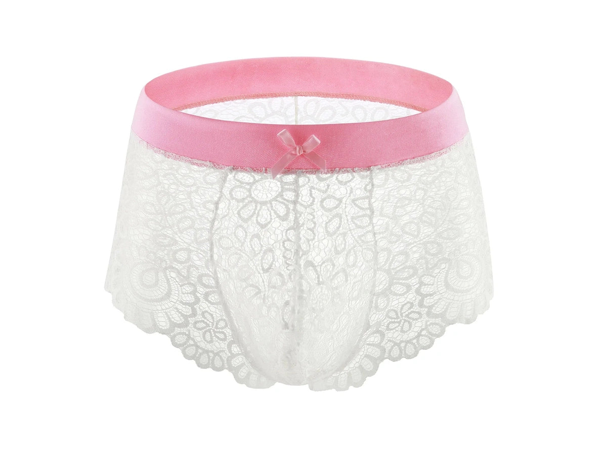 Gay Boxer Briefs | CLEVER-MENMODE Sexy Lace Boxer Briefs