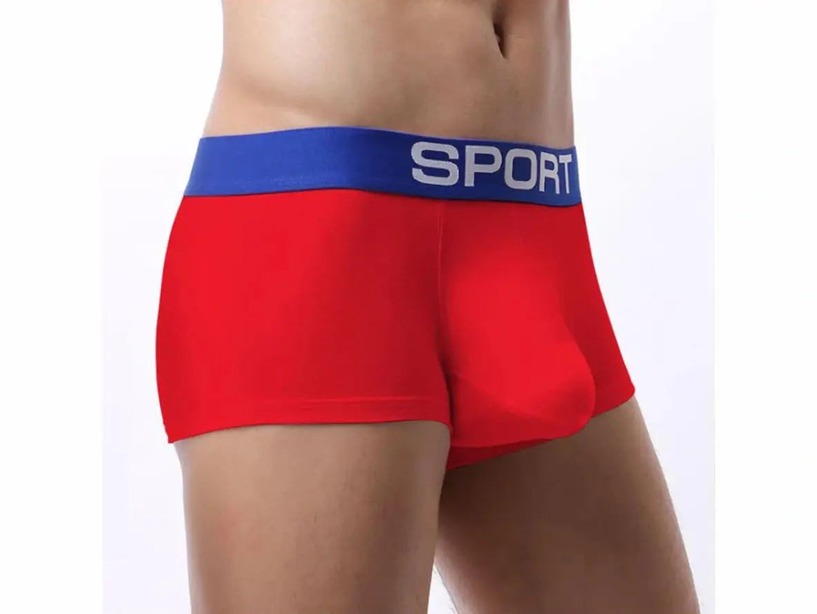 Gay Boxer Briefs | Cotton Pouch Underwear Boxer Briefs