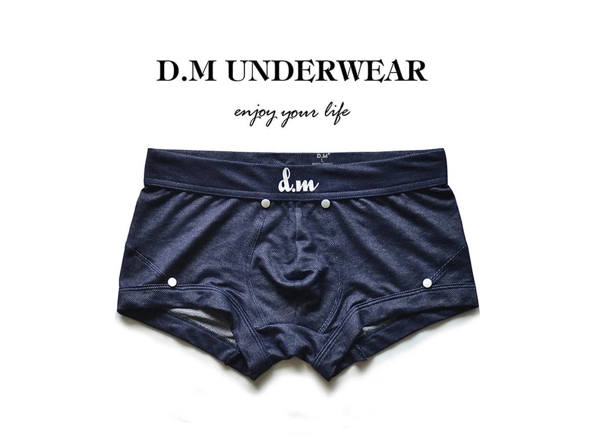 Gay Boxer Briefs | D.M Button Boxer Briefs