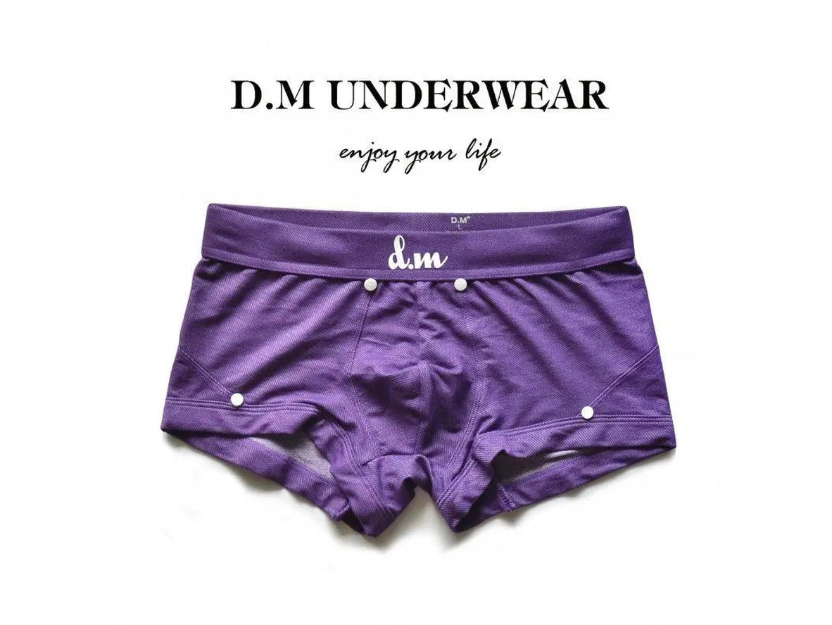 Gay Boxer Briefs | D.M Button Boxer Briefs