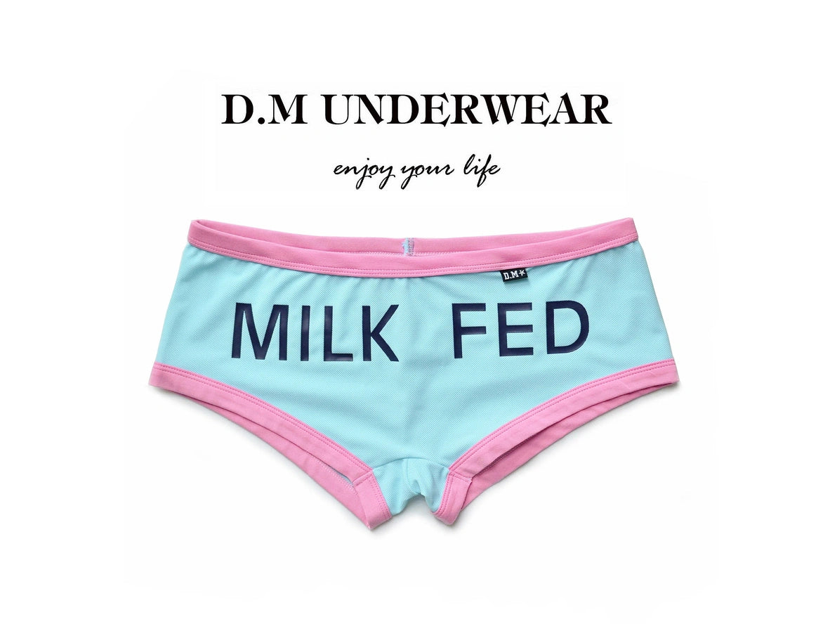 Gay Boxer Briefs | D.M "MILK FED" Underwear