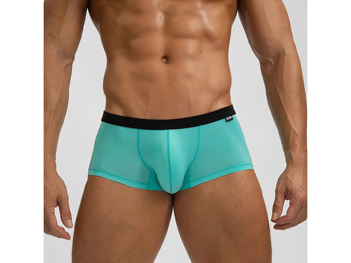 Gay Boxer Briefs | GTOPX MAN Thin Ice Silk Boxer Briefs