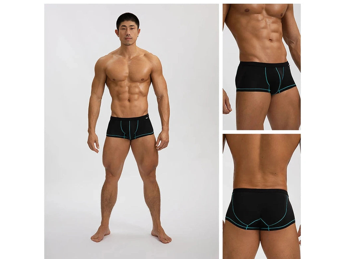 Gay Boxer Briefs | GTOPX MAN Thin Ice Silk Boxer Briefs