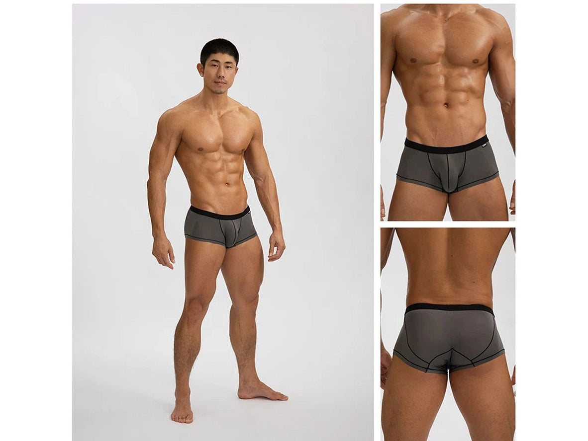 Gay Boxer Briefs | GTOPX MAN Thin Ice Silk Boxer Briefs