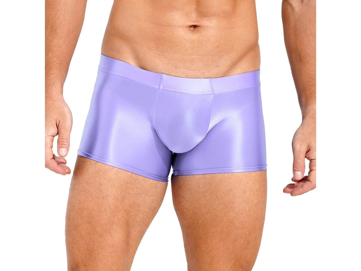 Gay Boxer Briefs | Glossy See-Through Boxer Briefs