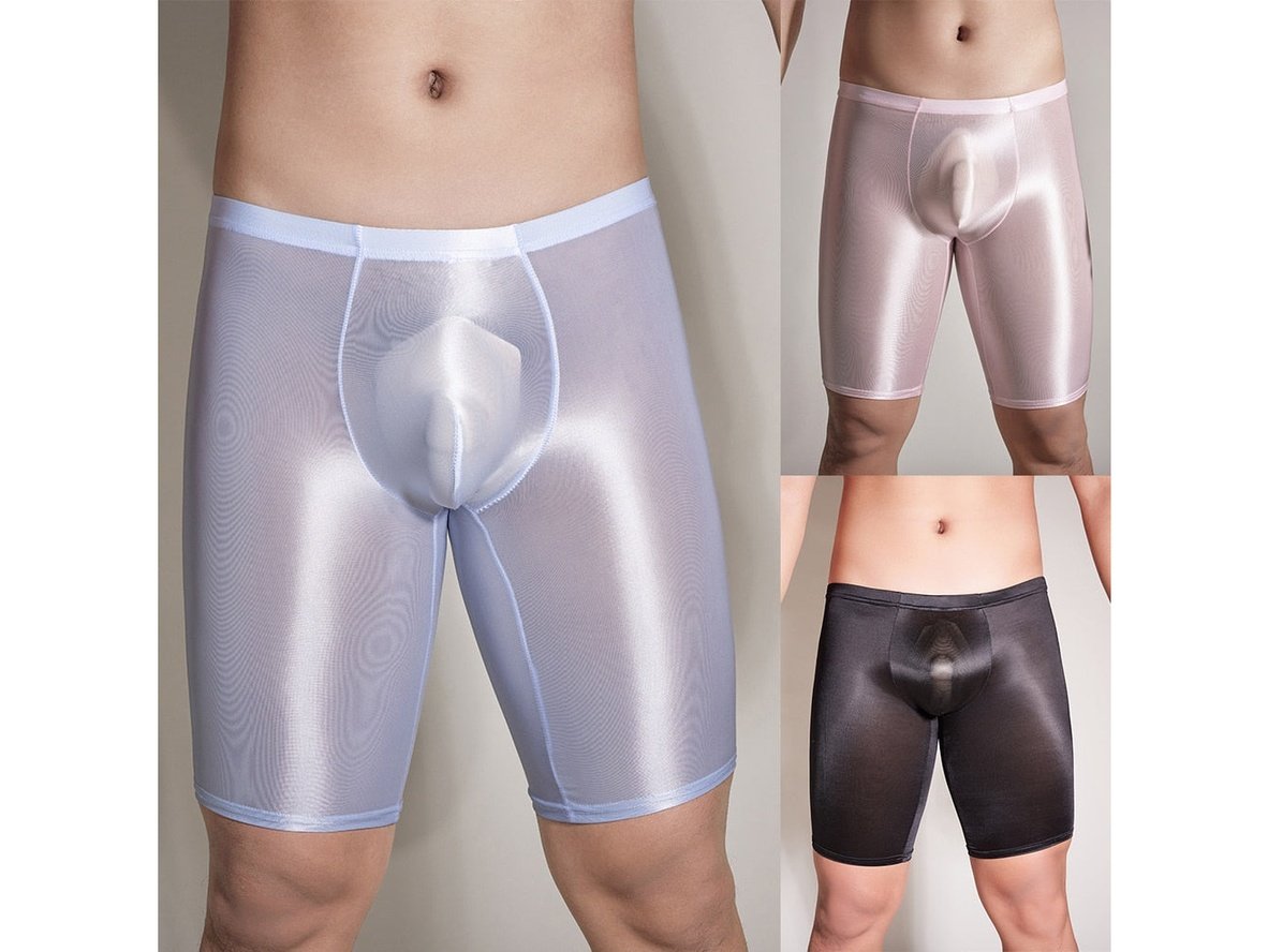 Gay Boxer Briefs | Glossy See Through Thin Boxer Briefs