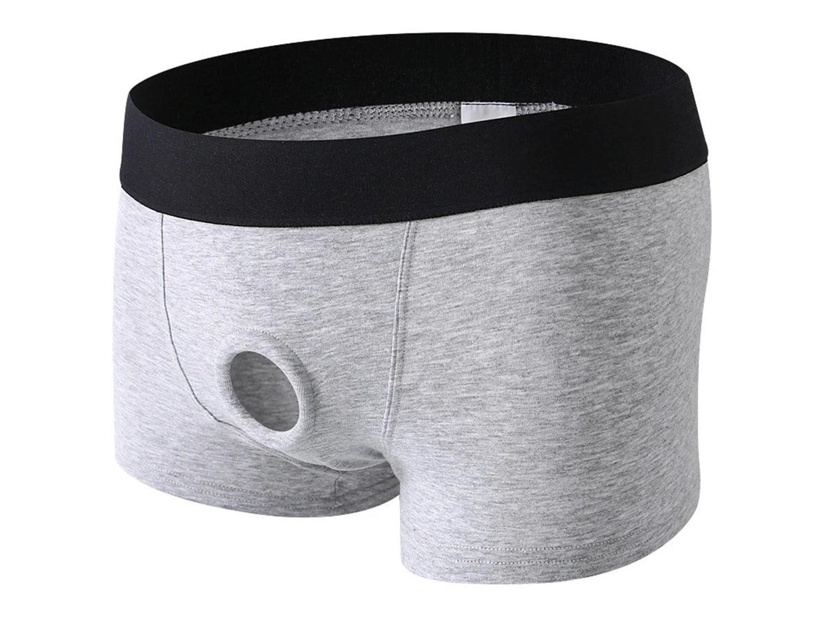 Gay Boxer Briefs | Hole Pouch Boxer Briefs