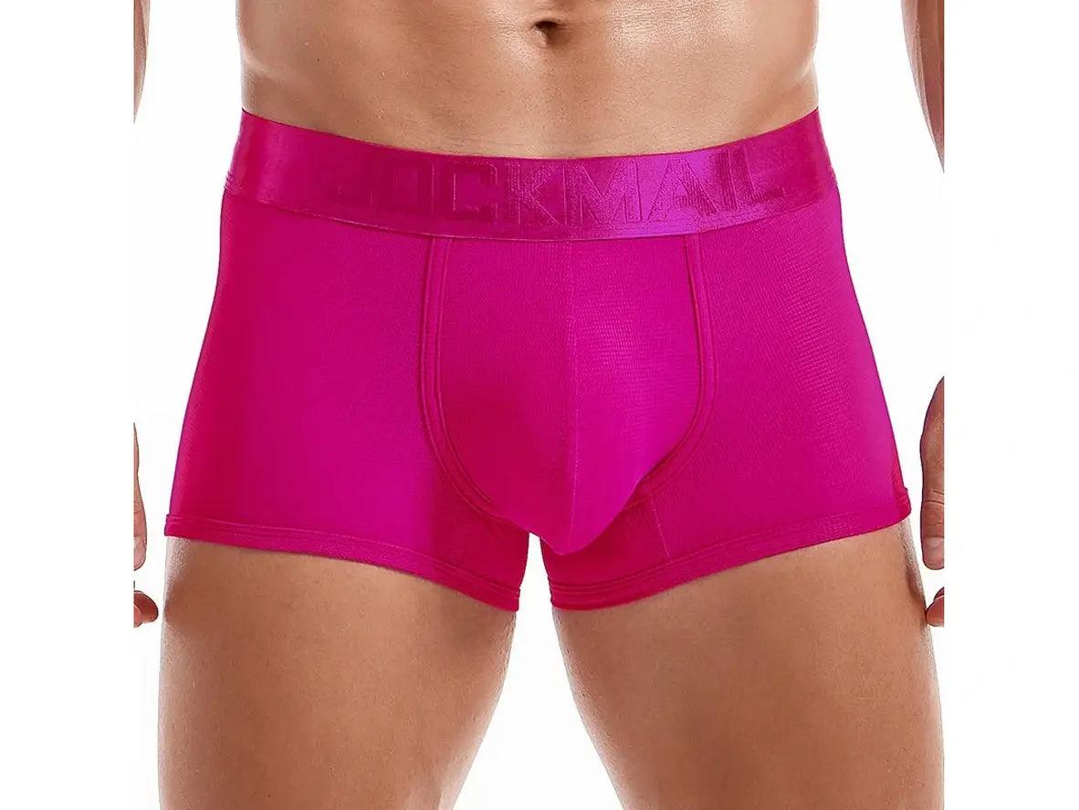 Gay Boxer Briefs | JOCKMAIL Bright Color Mesh Boxers
