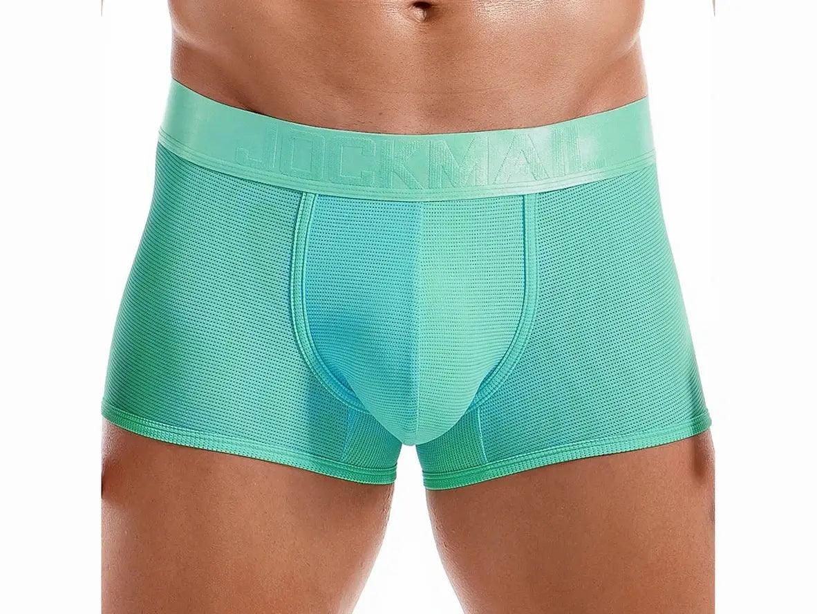 Gay Boxer Briefs | JOCKMAIL Bright Color Mesh Boxers