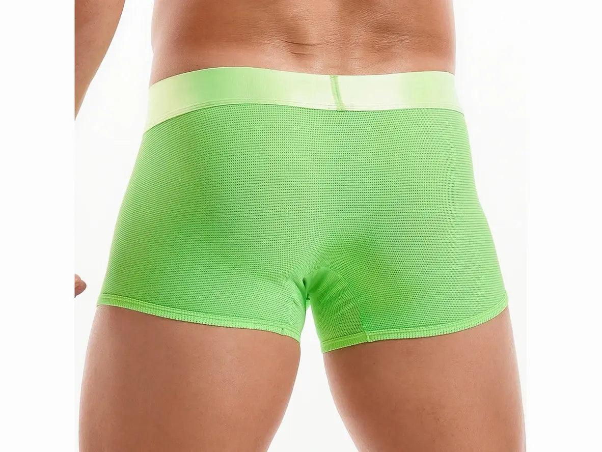 Gay Boxer Briefs | JOCKMAIL Bright Color Mesh Boxers