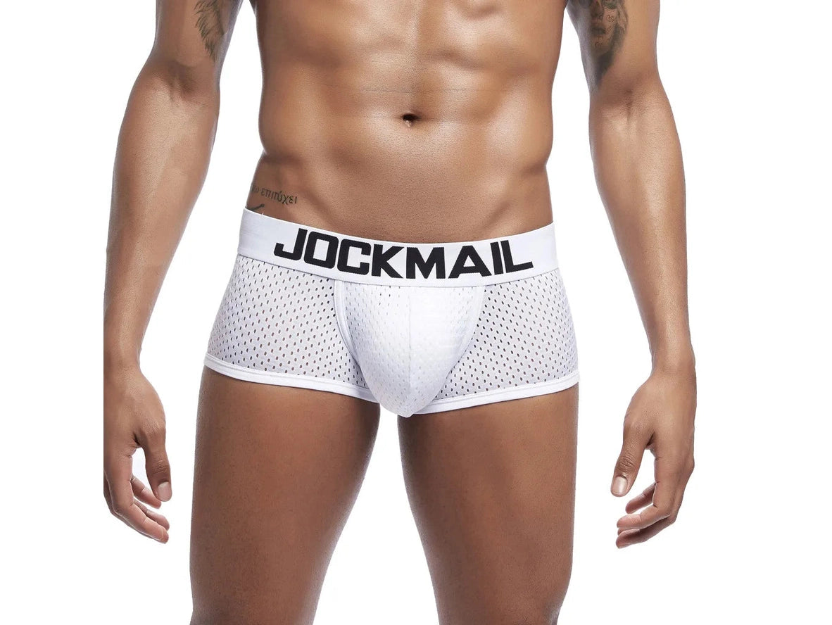 Gay Boxer Briefs | JOCKMAIL Mesh Boxer Briefs