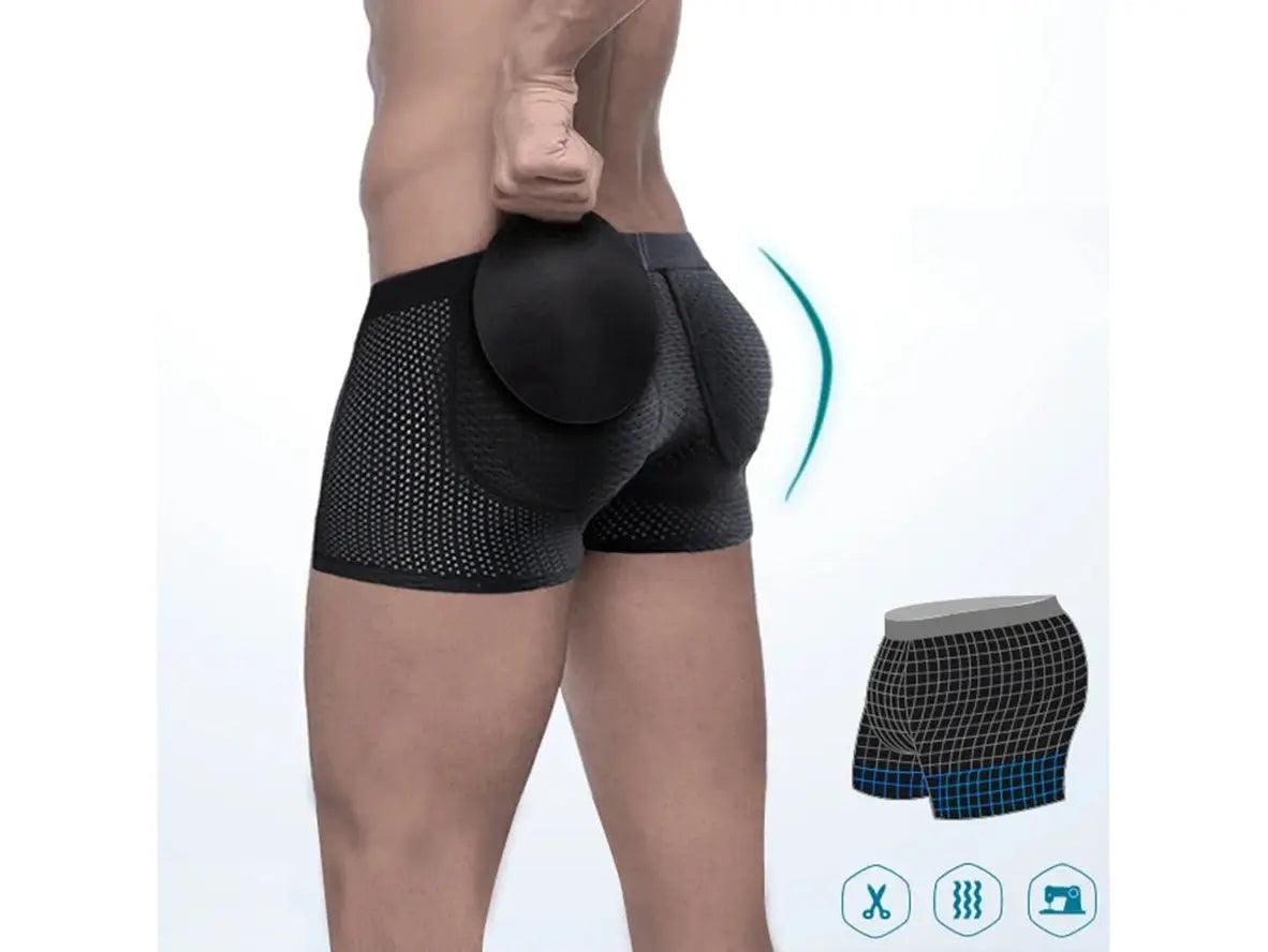 Gay Boxer Briefs | JOCKMAIL Removable Butt Padded Boxer Briefs