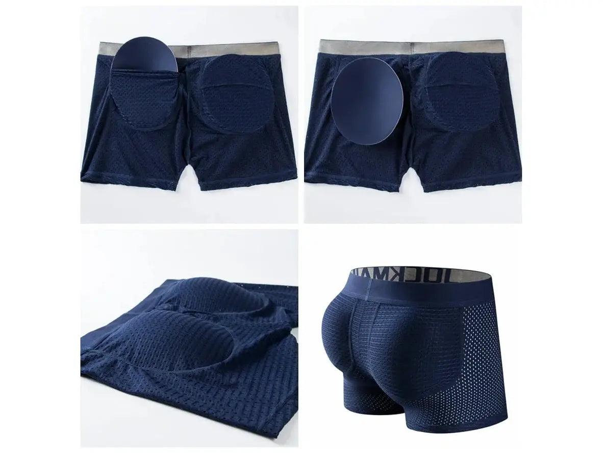 Gay Boxer Briefs | JOCKMAIL Removable Butt Padded Boxer Briefs