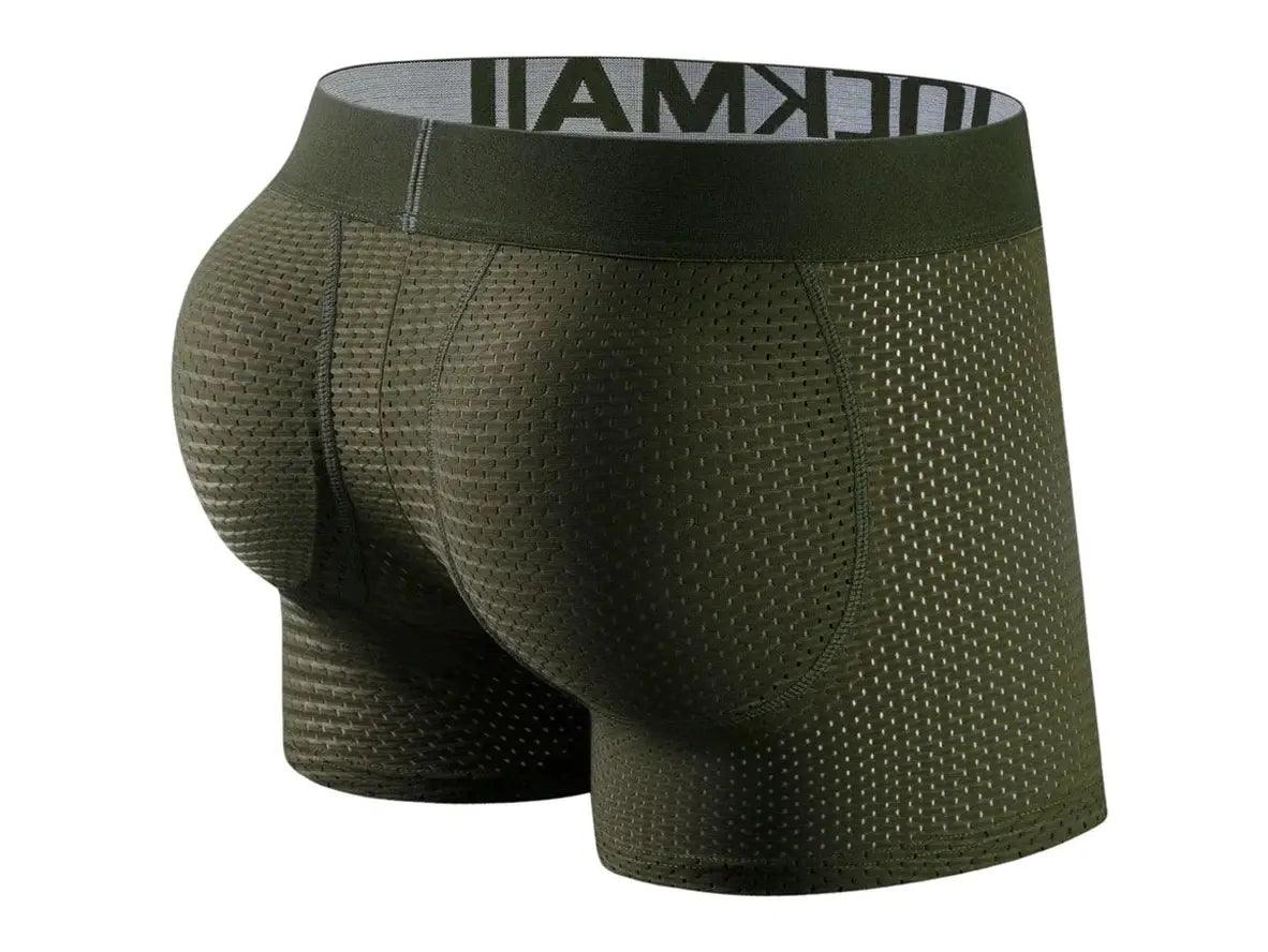 Gay Boxer Briefs | JOCKMAIL Underwear Removable Butt Padded Boxer Briefs