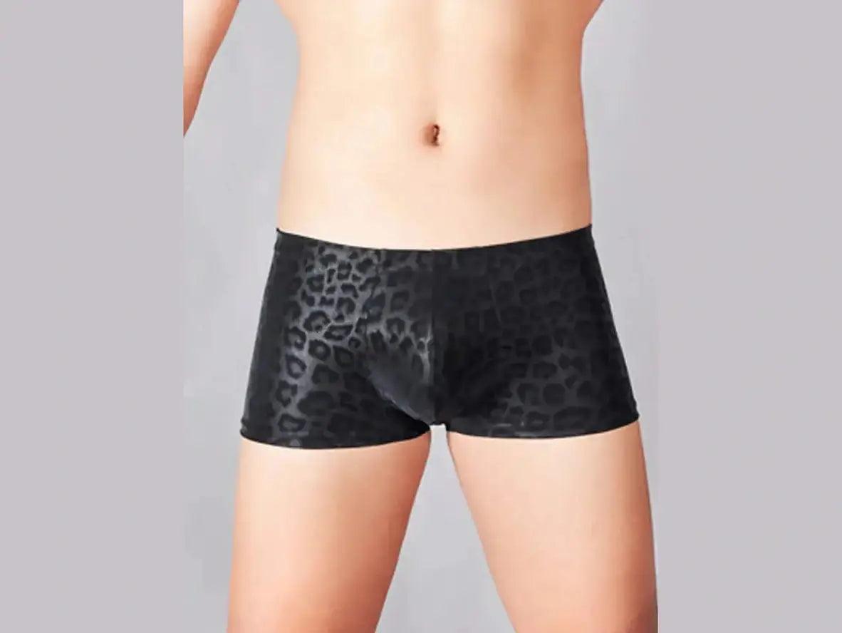 Gay Boxer Briefs | Low-Rise Leopard Print Boxer Briefs