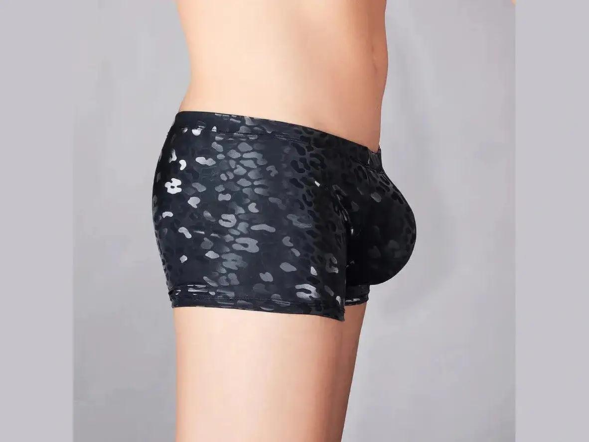 Gay Boxer Briefs | Low-Rise Leopard Print Boxer Briefs