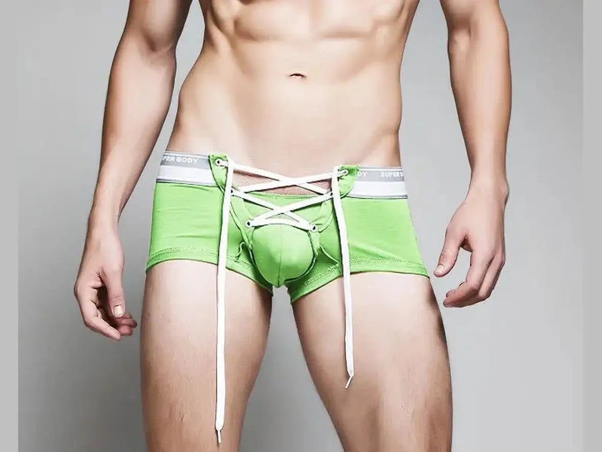 Gay Boxer Briefs | SUPERBODY Sexy Tie-Up Underwear