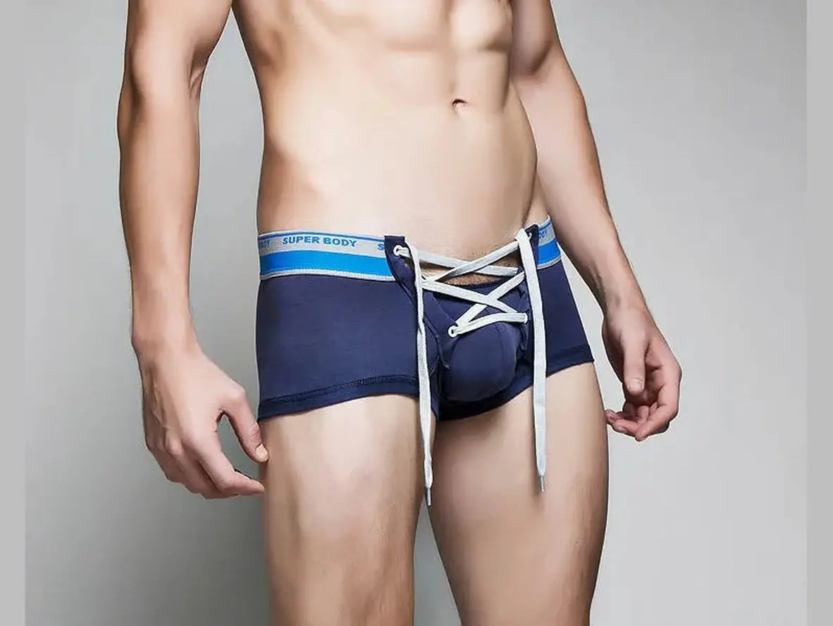Gay Boxer Briefs | SUPERBODY Sexy Tie-Up Underwear