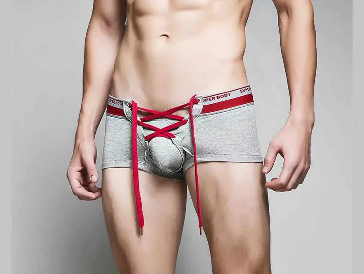 Gay Boxer Briefs | SUPERBODY Sexy Tie-Up Underwear