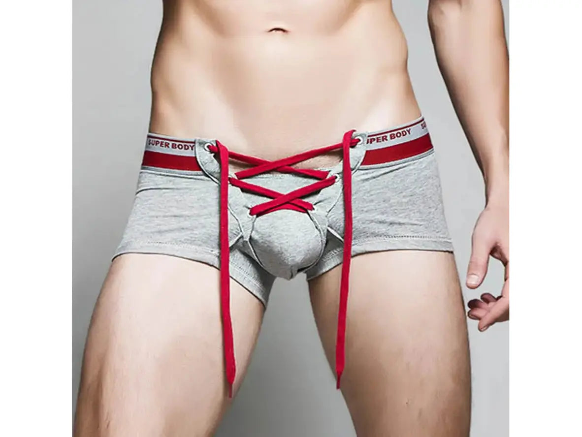Gay Boxer Briefs | SUPERBODY Sexy Tie-Up Underwear