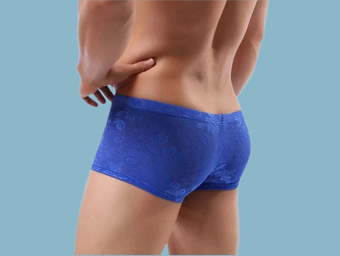 Gay Boxer Briefs | Seductive Lace Boxer Briefs