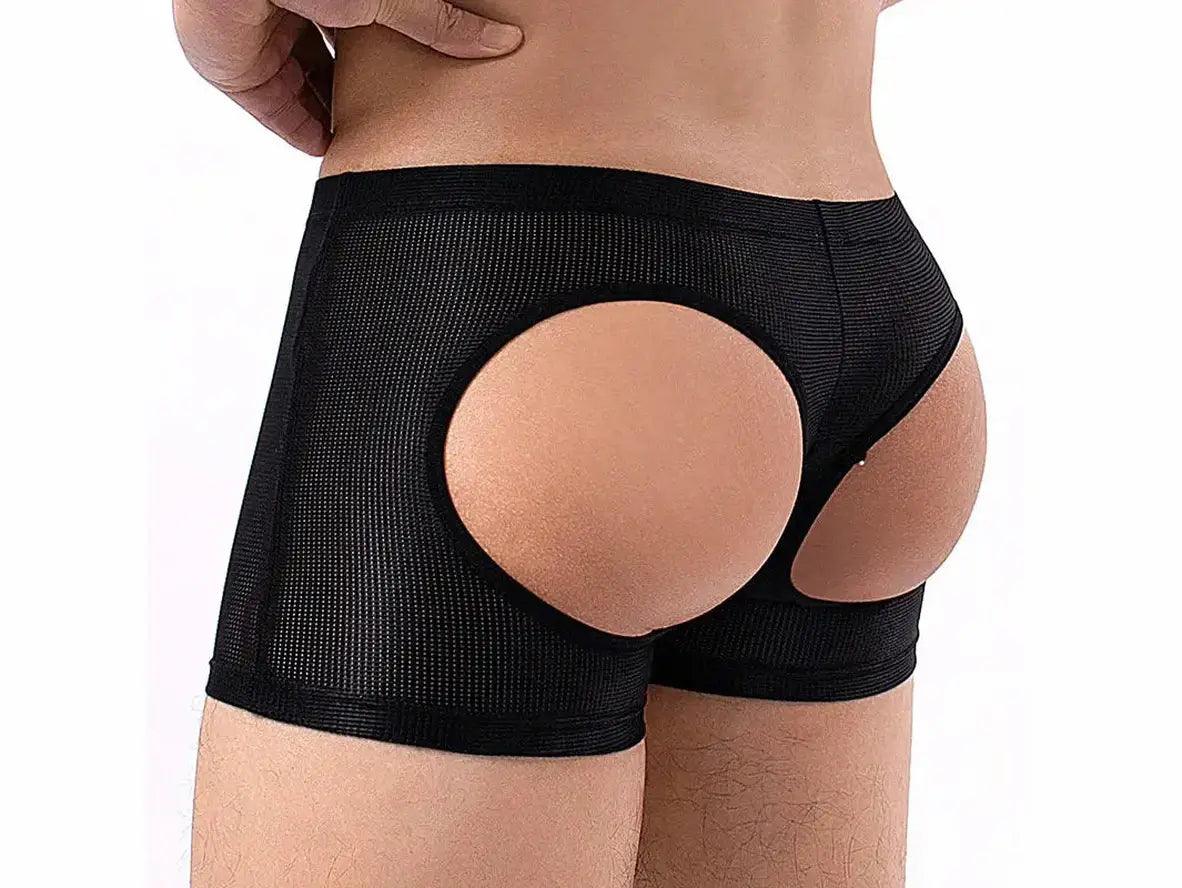 Gay Boxer Briefs | Sexy Bare Bun Boxer Briefs
