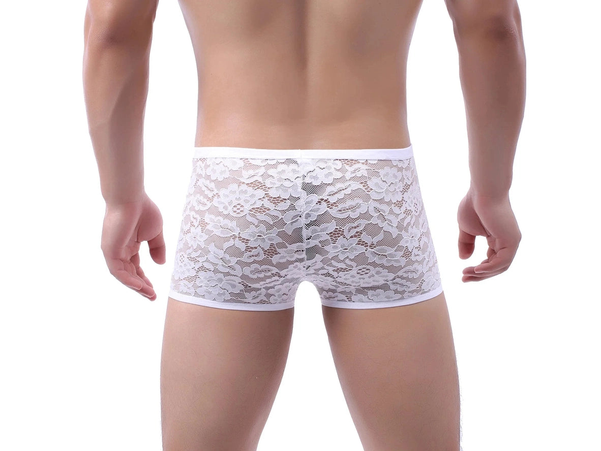 Gay Boxer Briefs | Sexy Lace Underwear Boxer Briefs