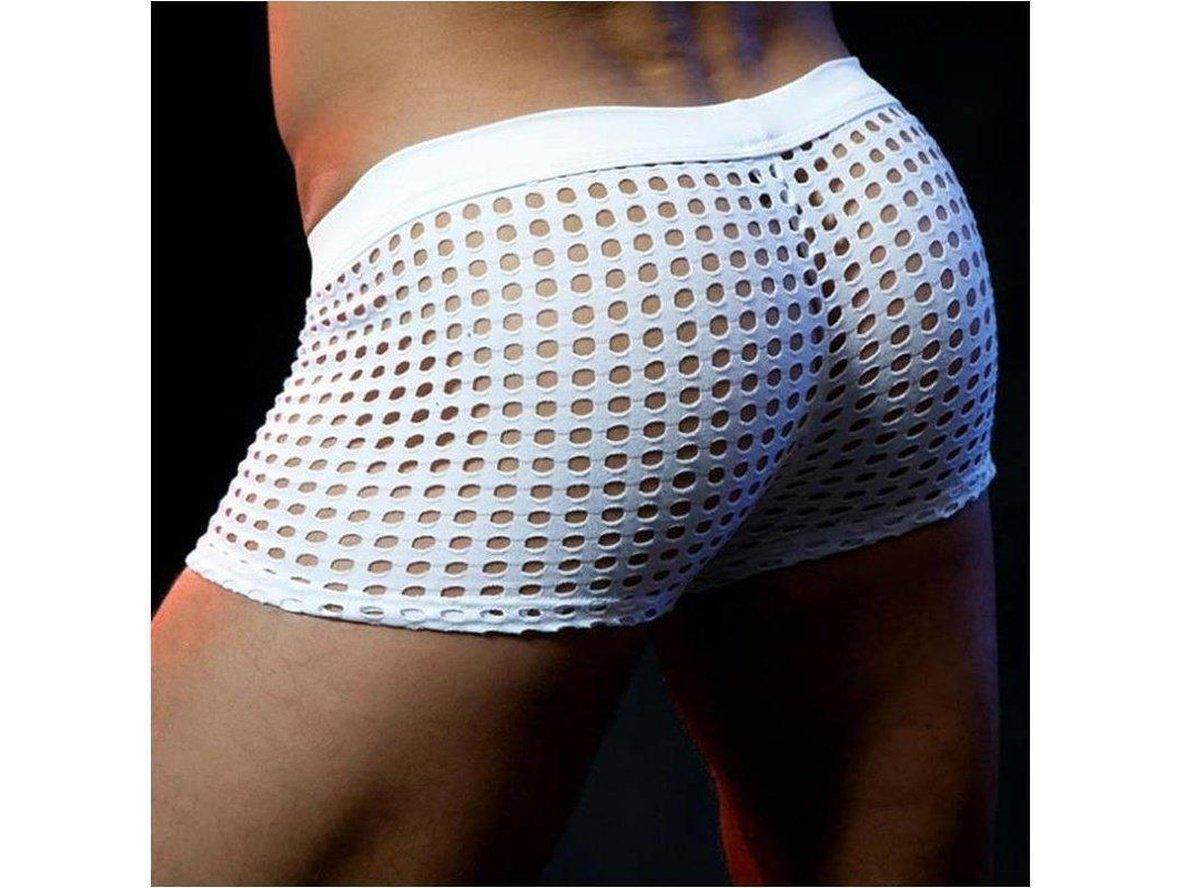 Gay Boxer Briefs | Sexy Mesh Underwear Boxers