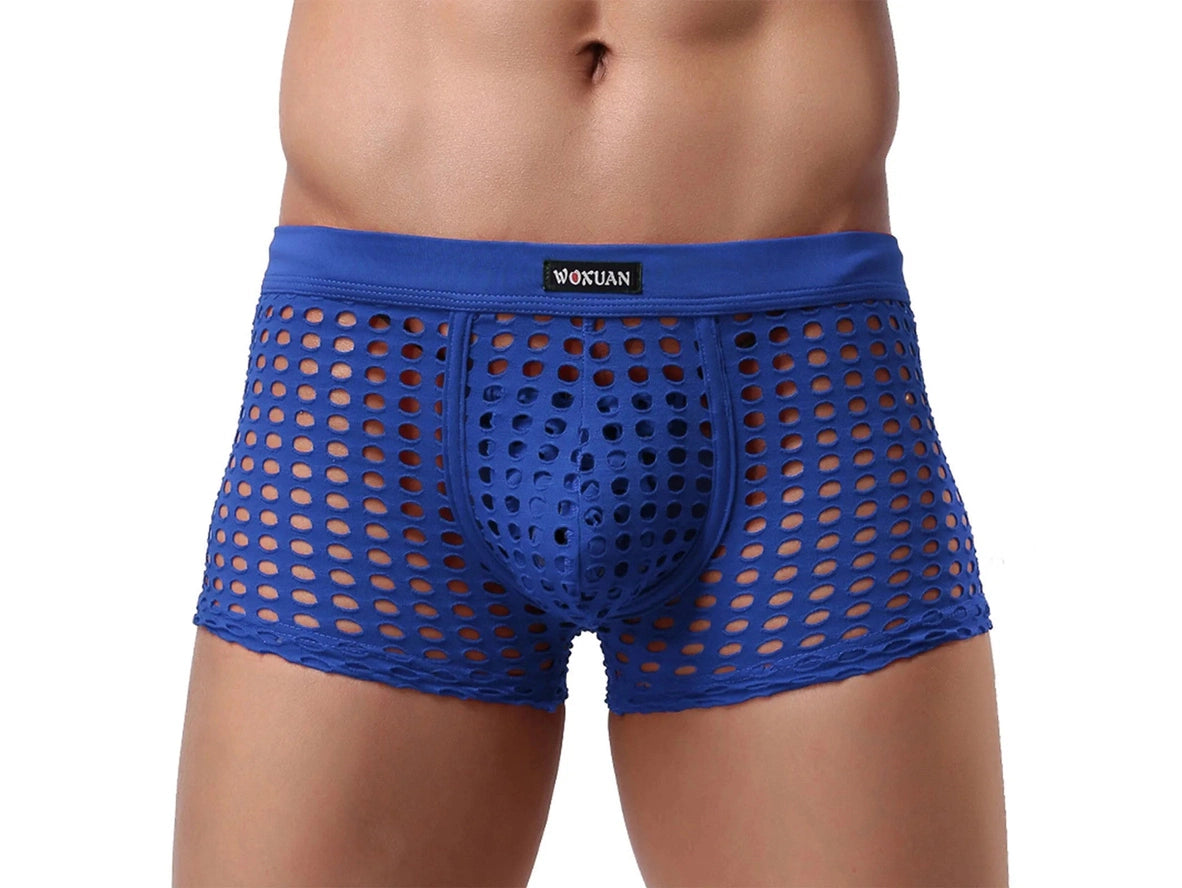 Gay Boxer Briefs | Sexy Mesh Underwear Boxers