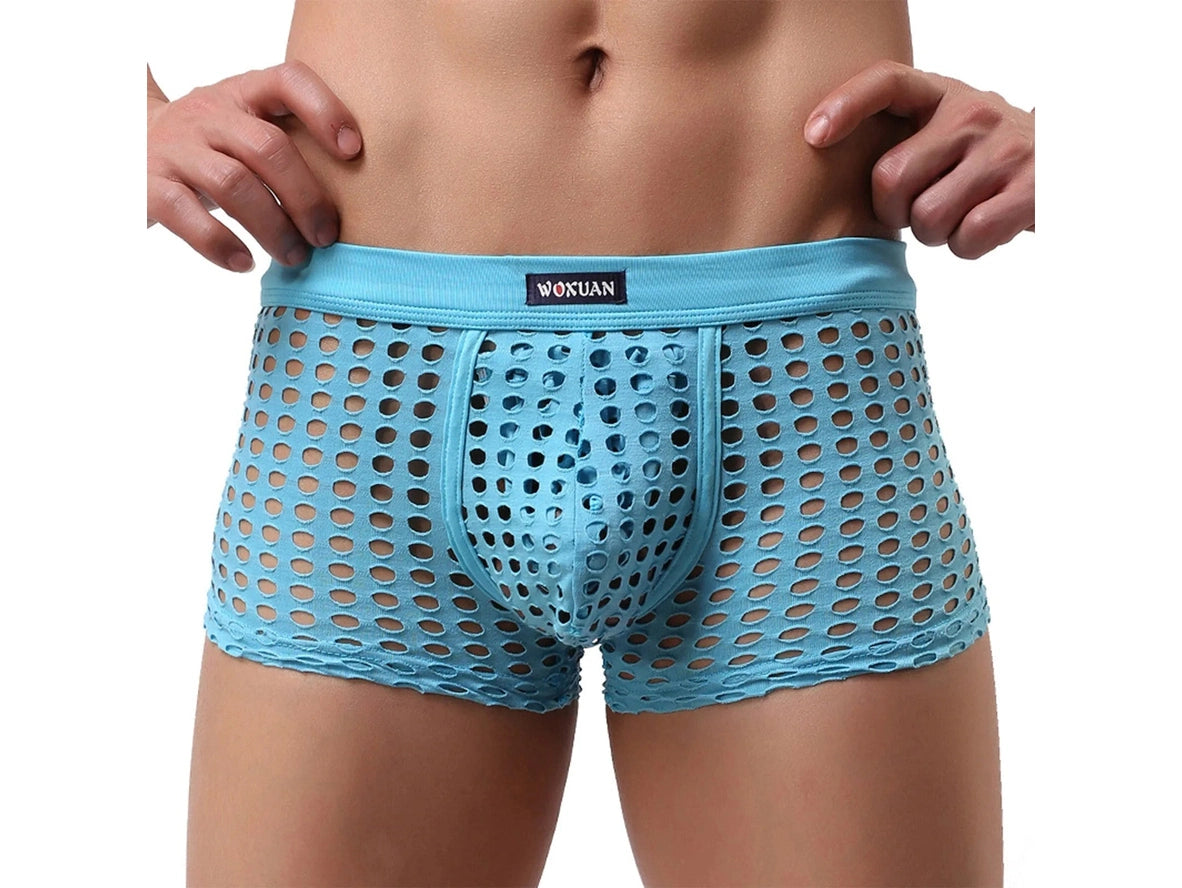 Gay Boxer Briefs | Sexy Mesh Underwear Boxers