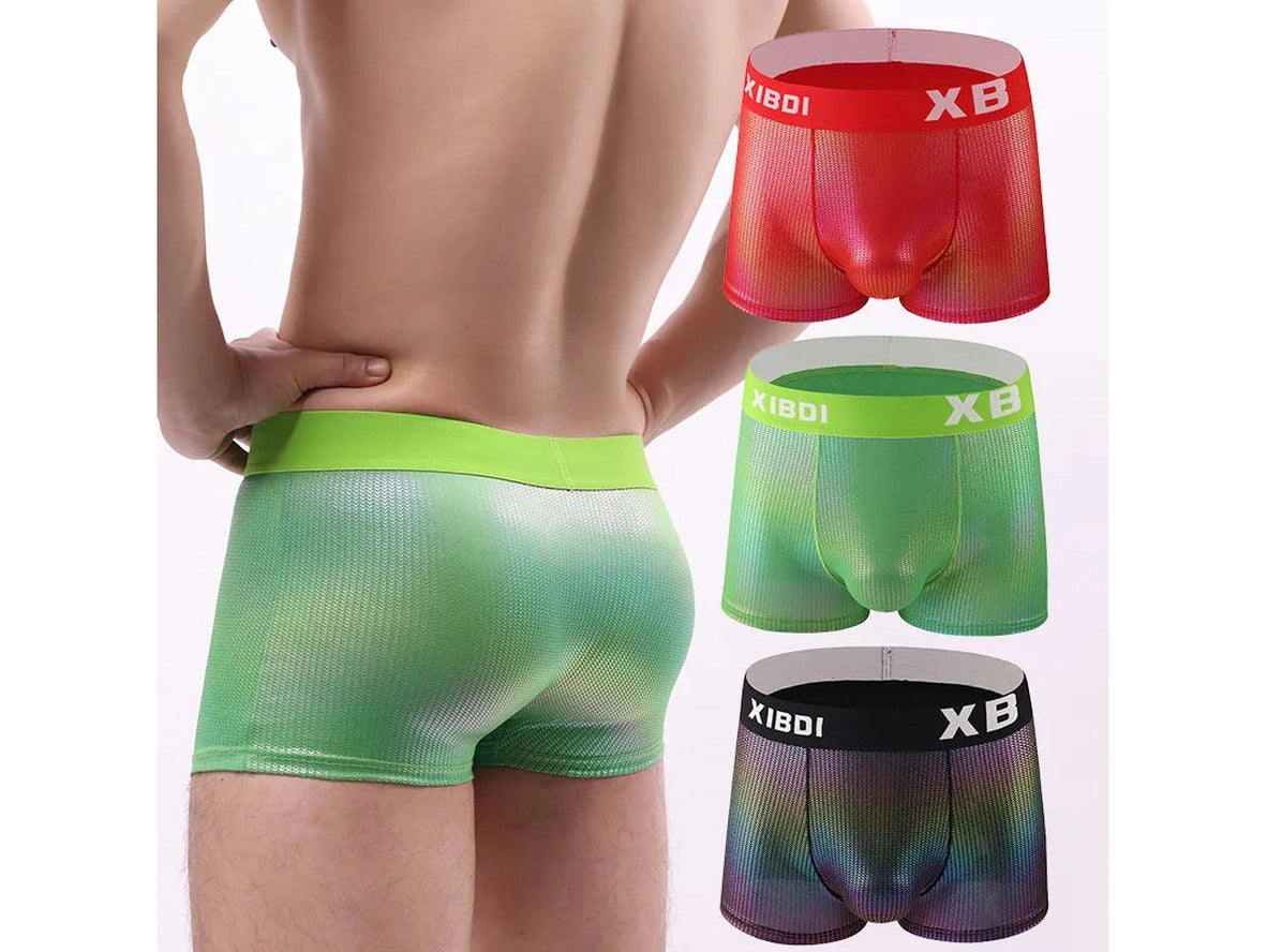 Gay Boxer Briefs | Shiny Performance Boxer Briefs