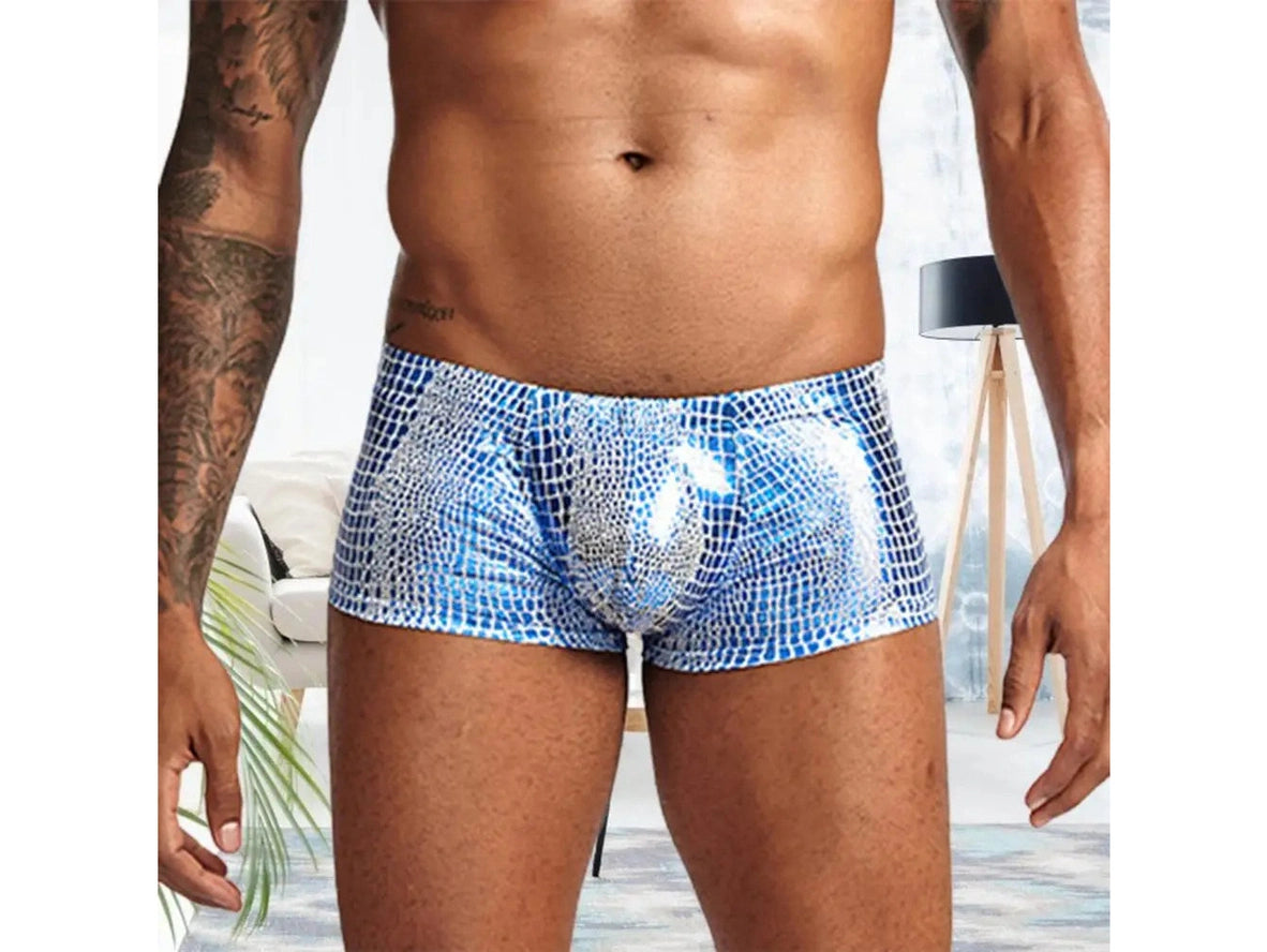 Gay Boxer Briefs | Snakeskin Pattern Boxer Briefs