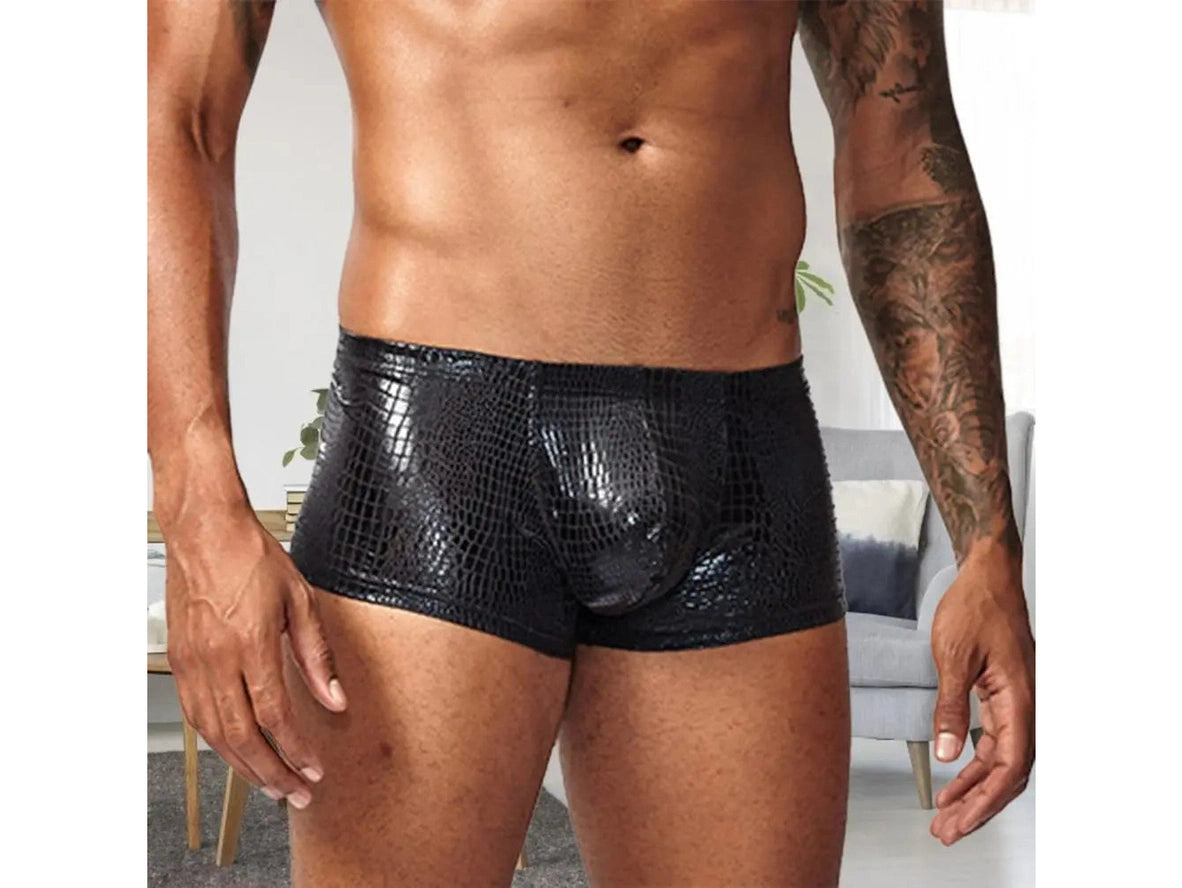 Gay Boxer Briefs | Snakeskin Pattern Boxer Briefs