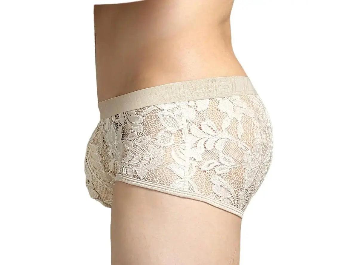 Gay Boxer Briefs | TAUWELL Lace Transparent Boxer Briefs