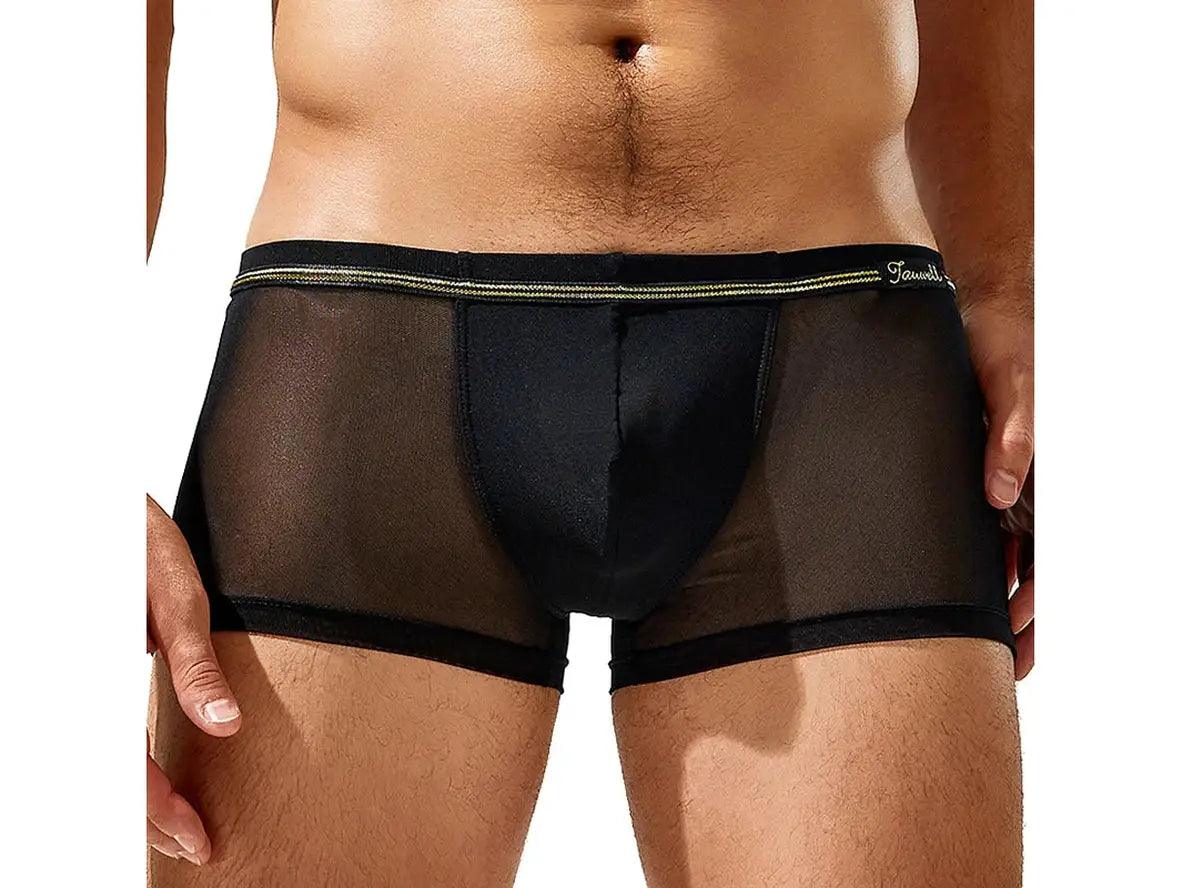 Gay Boxer Briefs | TAUWELL Mesh Boxer Briefs