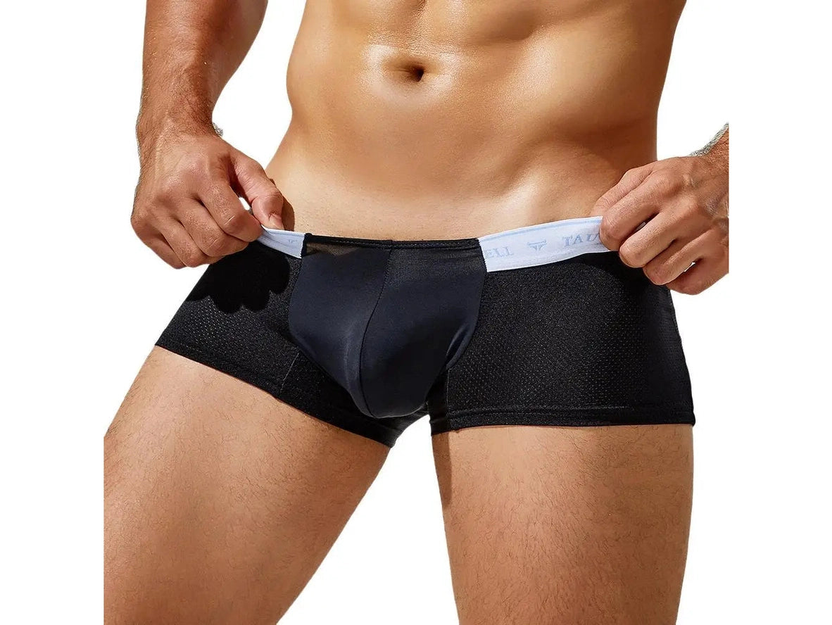 Gay Boxer Briefs | TAUWELL Mesh Boxer Briefs