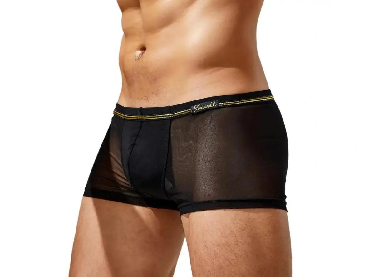 Gay Boxer Briefs | TAUWELL Mesh Boxer Briefs