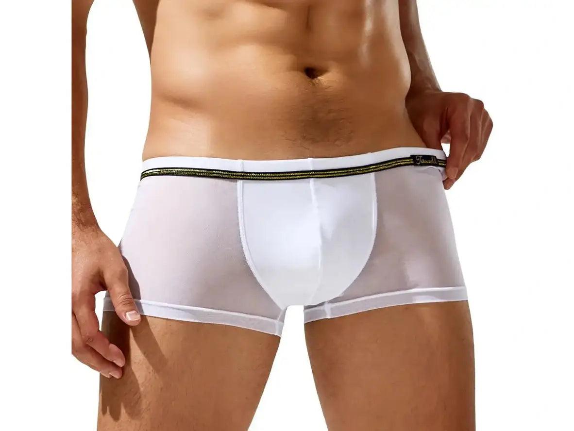 Gay Boxer Briefs | TAUWELL Mesh Boxer Briefs