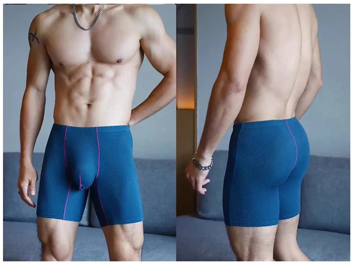 Gay Boxer Briefs | Transparent Mesh Boxers Briefs