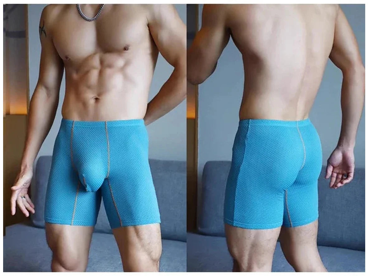 Gay Boxer Briefs | Transparent Mesh Boxers Briefs