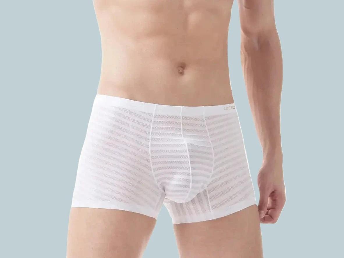 Gay Boxer Briefs | Ultra-Thin U Bulge Pouch Boxer Briefs