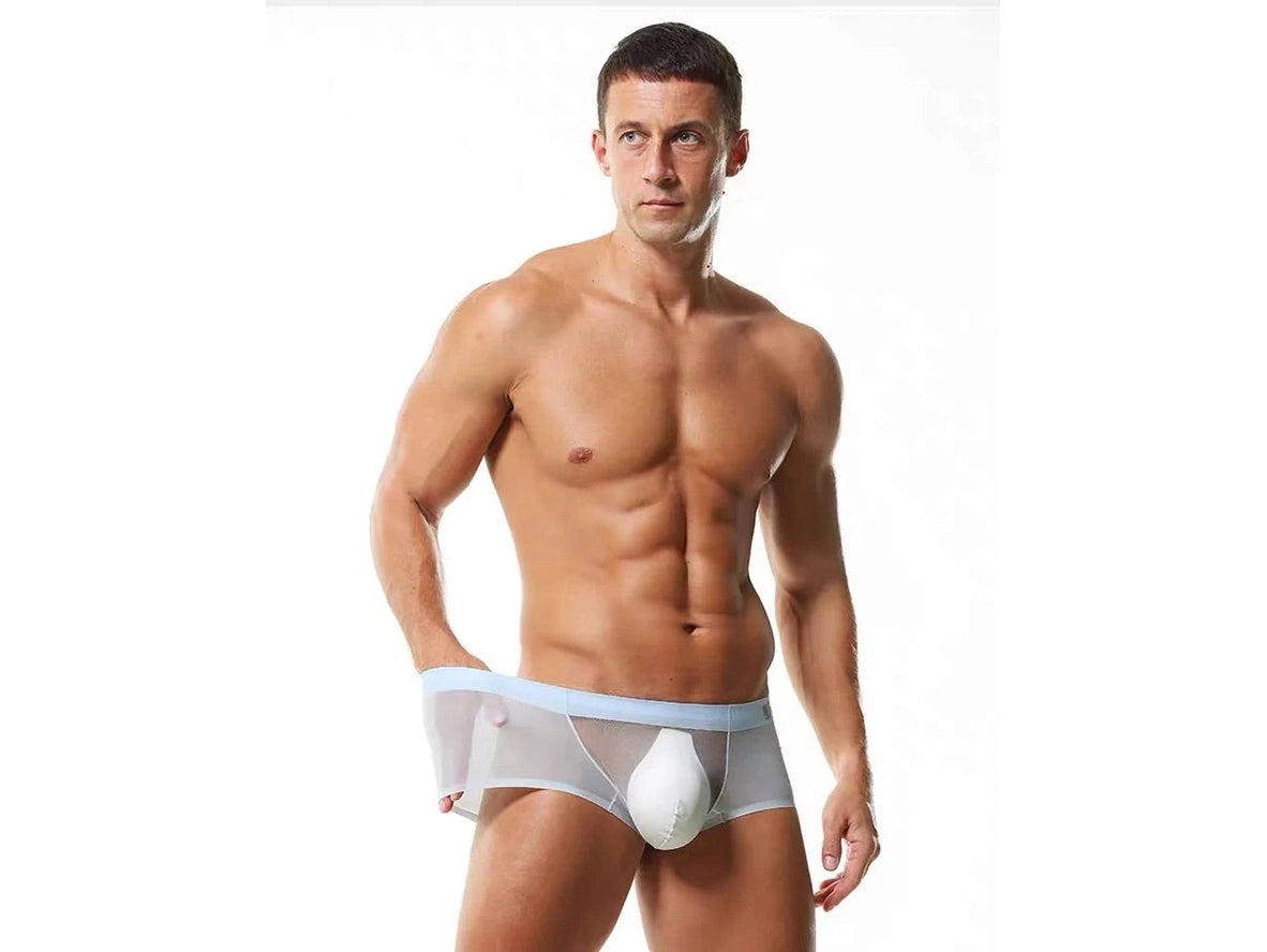 Gay Boxer Briefs | Ultra-thin Seamless Transparent Boxer Briefs