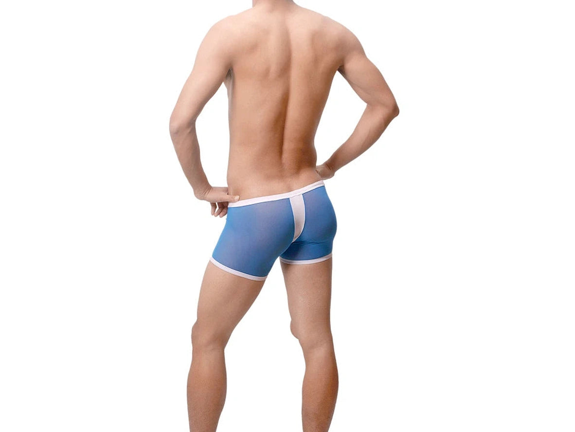 Gay Boxer Briefs | UzHot Mesh Transparent Boxer Briefs