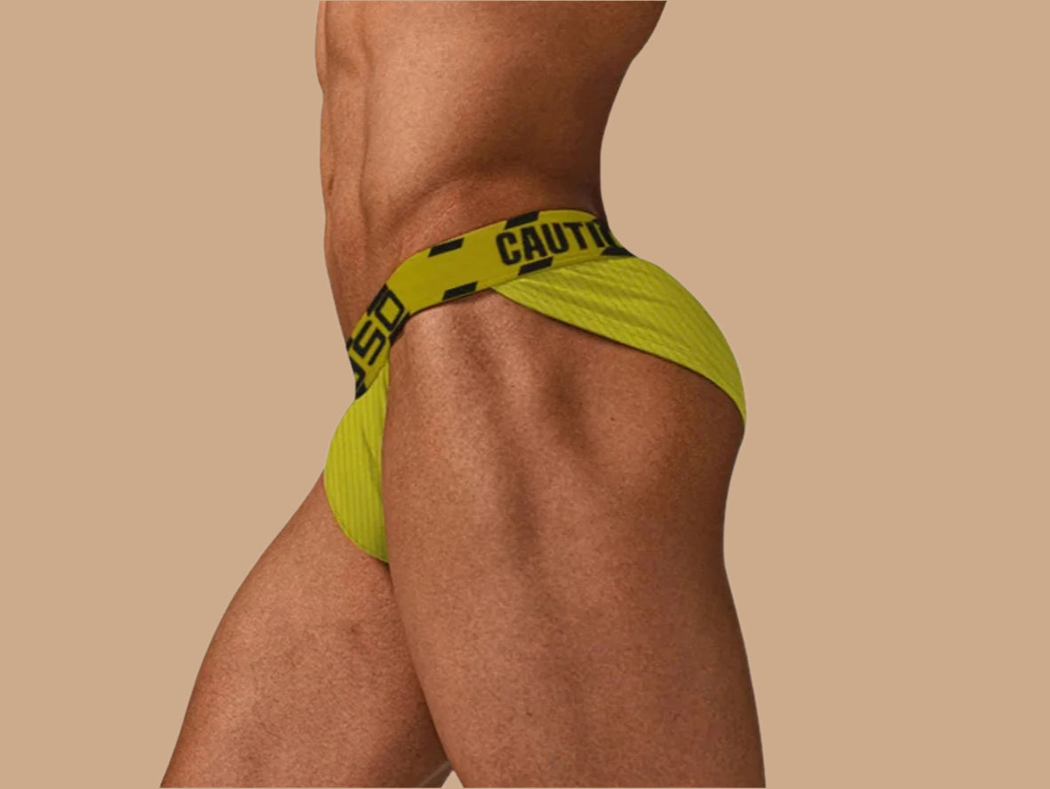 Gay Briefs | 0850 &quot;Caution&quot; Sport Briefs
