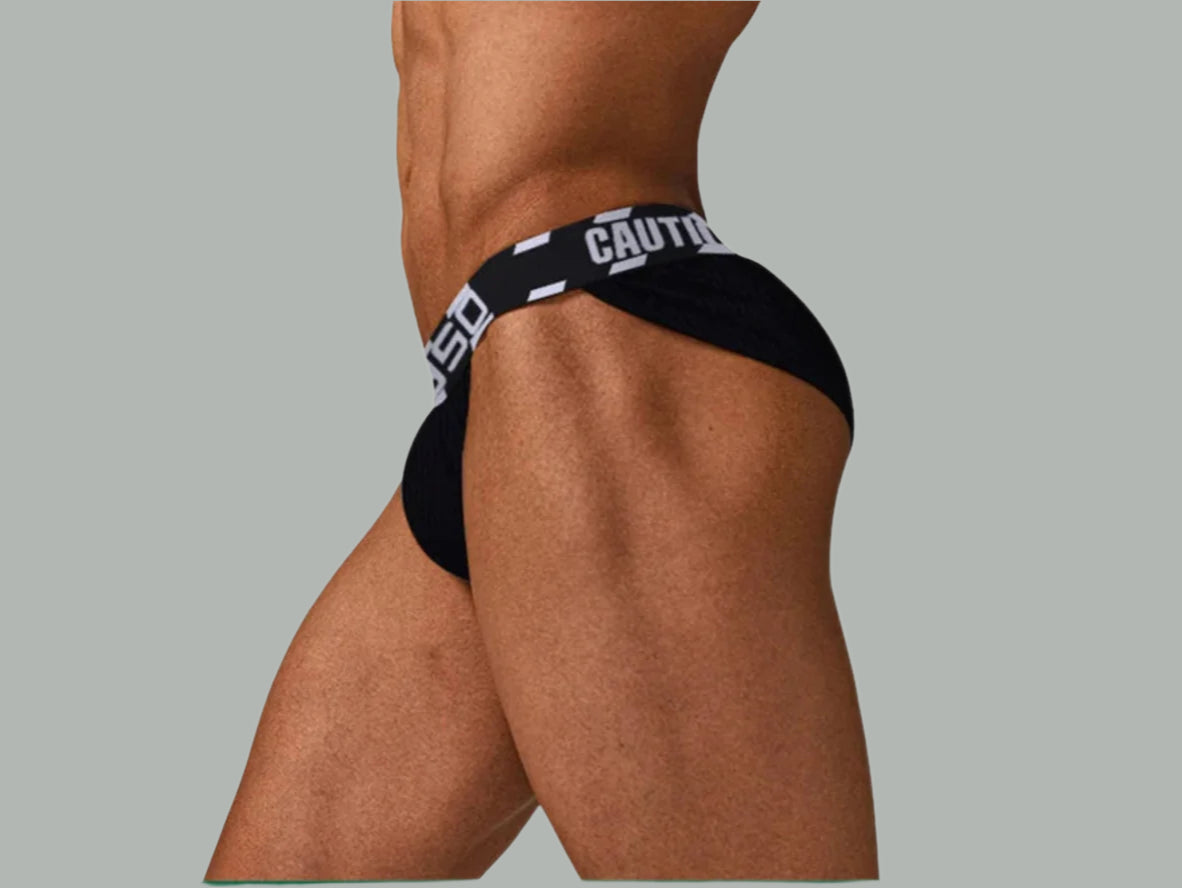 Gay Briefs | 0850 &quot;Caution&quot; Sport Briefs