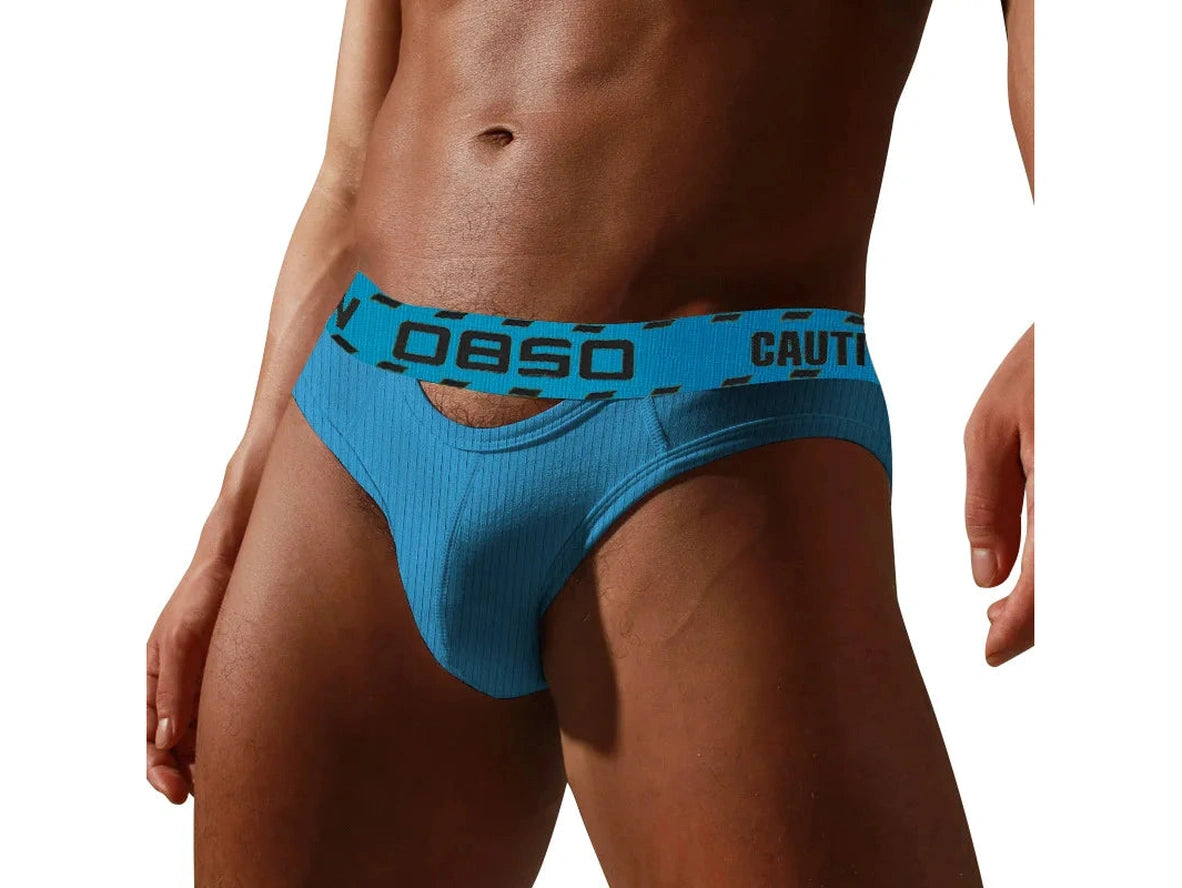 Gay Briefs | 0850 Sexy Tight Cotton Hollow Briefs
