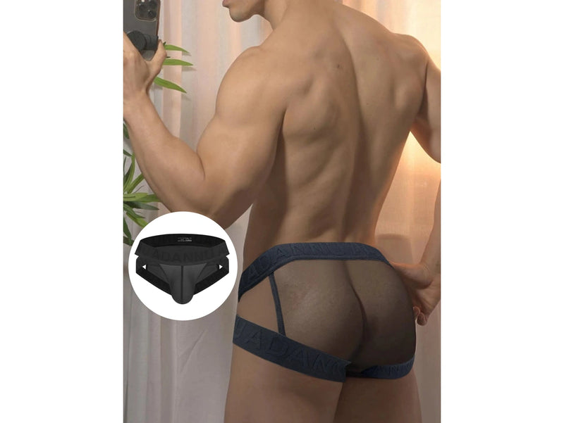 Gay Briefs | ADANNU Transparent Mesh Briefs