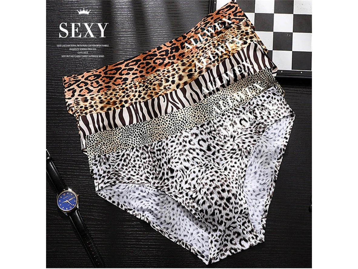 Gay Briefs | ALLMIX Soft Bulge Pouch Animal Print Briefs