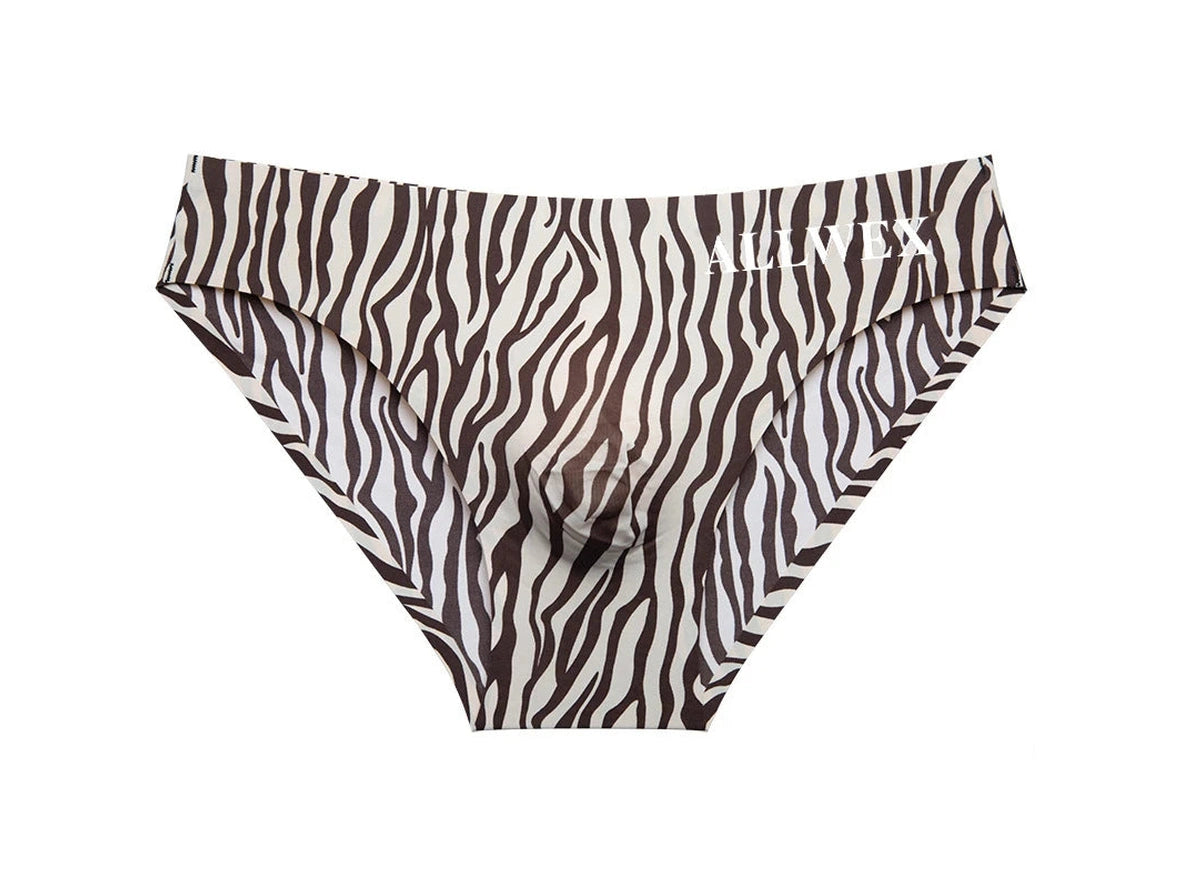 Gay Briefs | ALLMIX Soft Bulge Pouch Animal Print Briefs